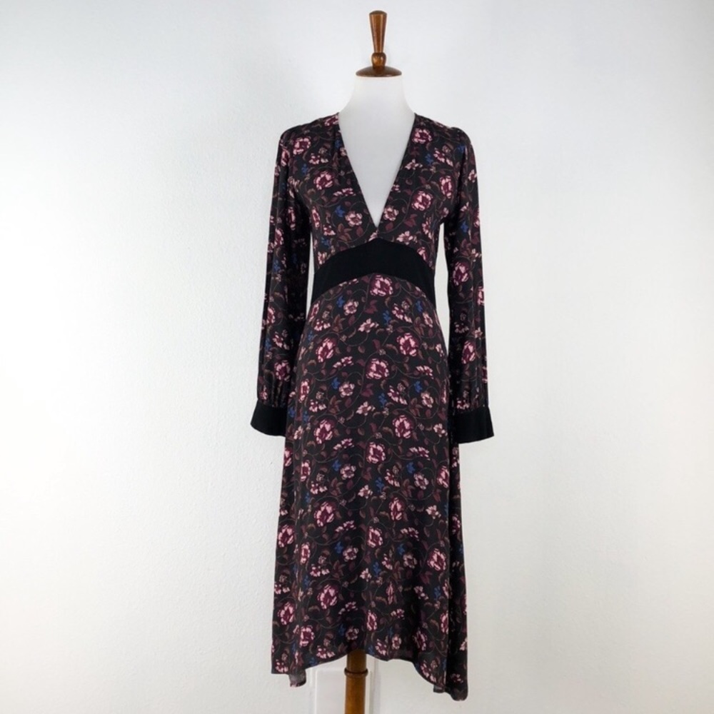 For Love and Lemons Long Sleeve Midi Dress